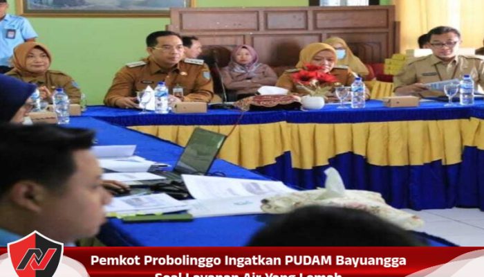 Pemkot Probolinggo Ingatkan PUDAM Bayuangga Soal Layanan Air Yang Lemah