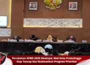 Perubahan APBD 2025 Disetujui, Wali Kota Probolinggo Siap Tancap Gas Realisasikan Program Prioritas