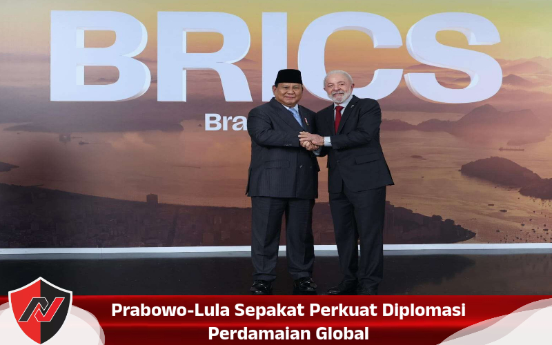 Prabowo-Lula Sepakat Perkuat Diplomasi Perdamaian Global