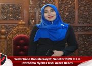 Sederhana Dan Merakyat, Senator DPD RI Lia Istifhama Nyeker Usai Acara Resmi