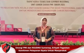 Sinergi PMI dan RSUDMA Sumenep, Erliyati Tegaskan Komitmen Pelayanan Nyata Untuk Masyarakat
