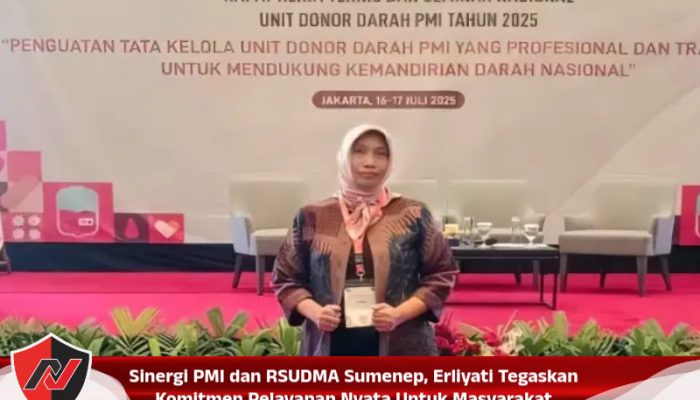 Sinergi PMI dan RSUDMA Sumenep, Erliyati Tegaskan Komitmen Pelayanan Nyata Untuk Masyarakat