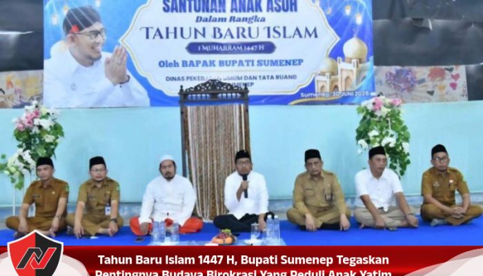 Tahun Baru Islam 1447 H, Bupati Sumenep Tegaskan Pentingnya Budaya Birokrasi Yang Peduli Anak Yatim