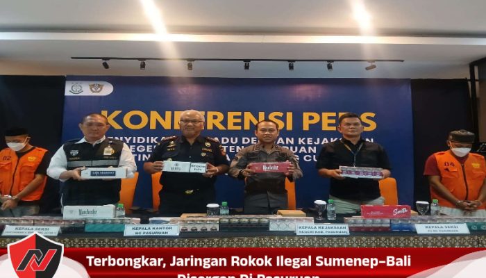 Terbongkar, Jaringan Rokok Ilegal Sumenep–Bali Disergap di Pasuruan