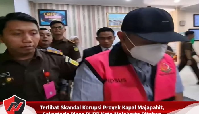 Terlibat Skandal Korupsi Proyek Kapal Majapahit, Sekretaris Dinas PUPR Kota Mojokerto Ditahan