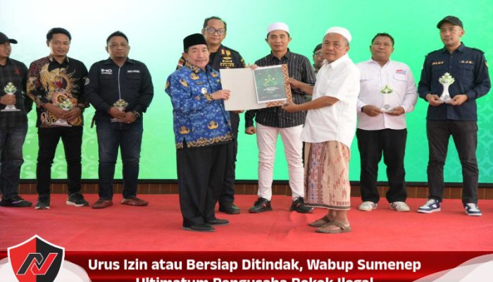 Urus Izin atau Bersiap Ditindak, Wabup Sumenep Ultimatum Pengusaha Rokok Ilegal