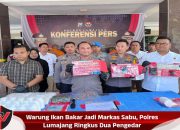 Warung Ikan Bakar Jadi Markas Sabu, Polres Lumajang Ringkus Dua Pengedar