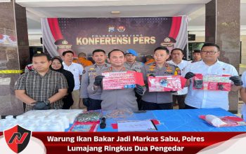 Warung Ikan Bakar Jadi Markas Sabu, Polres Lumajang Ringkus Dua Pengedar