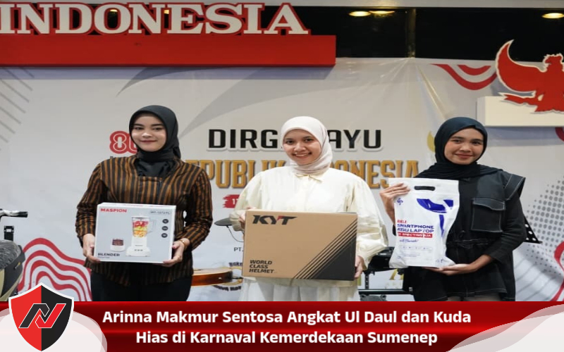 Arinna Makmur Sentosa Angkat Ul Daul dan Kuda Hias di Karnaval Kemerdekaan Sumenep