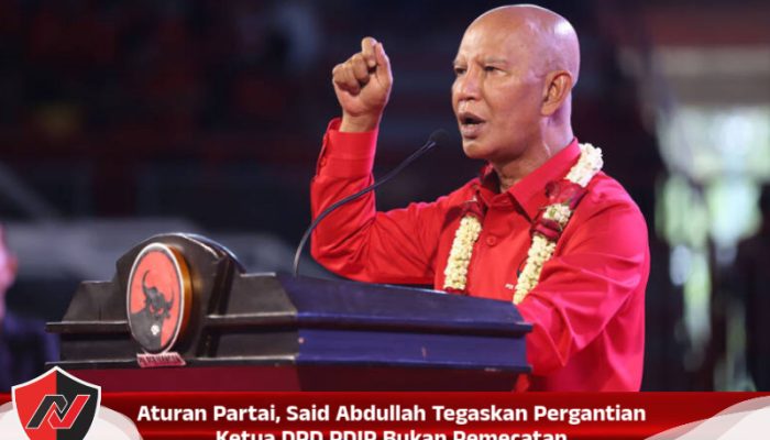 Aturan Partai, Said Abdullah Tegaskan Pergantian Ketua DPD PDIP Bukan Pemecatan