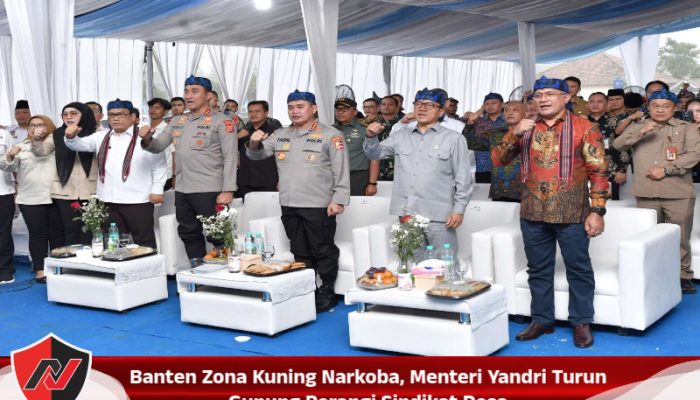 Banten Zona Kuning Narkoba, Menteri Yandri Turun Gunung Perangi Sindikat Desa