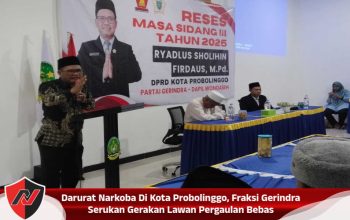 Darurat Narkoba Di Kota Probolinggo, Fraksi Gerindra Serukan Gerakan Lawan Pergaulan Bebas