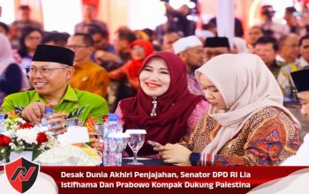 Desak Dunia Akhiri Penjajahan, Senator DPD RI Lia Istifhama Dan Prabowo Kompak Dukung Palestina