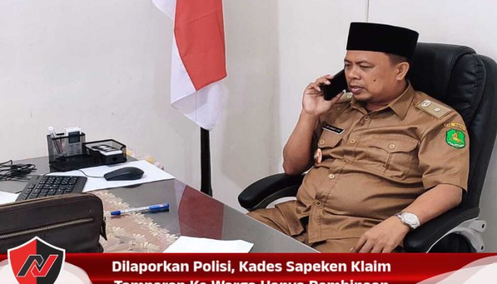 Dilaporkan Polisi, Kades Sapeken Klaim Tamparan Ke Warga Hanya Pembinaan