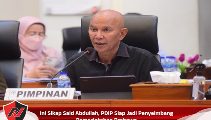 Ini Sikap Said Abdullah, PDIP Siap Jadi Penyeimbang Pemerintahan Prabowo