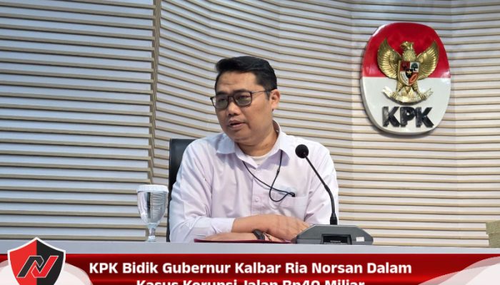 KPK Bidik Gubernur Kalbar Ria Norsan Dalam Kasus Korupsi Jalan Rp40 Miliar