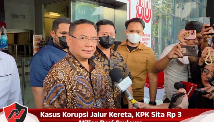 Kasus Korupsi Jalur Kereta, KPK Sita Rp 3 Miliar Dari Sudewo