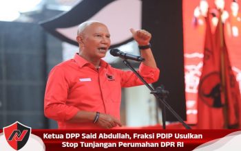 Ketua DPP Said Abdullah, Fraksi PDIP Usulkan Stop Tunjangan Perumahan DPR RI