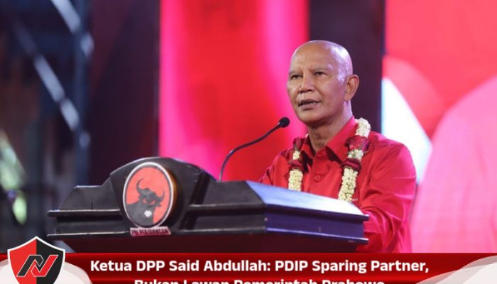 Ketua DPP Said Abdullah: PDIP Sparing Partner, Bukan Lawan Pemerintah Prabowo
