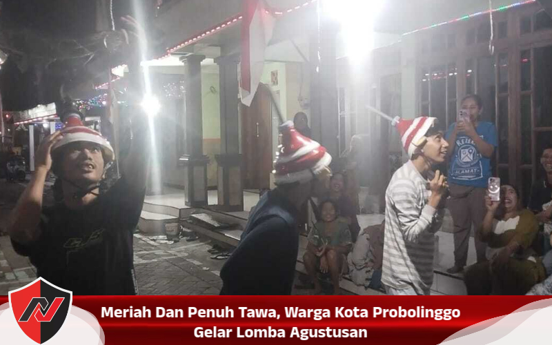 Meriah Dan Penuh Tawa, Warga Kota Probolinggo Gelar Lomba Agustusan