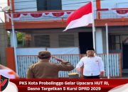 PKS Kota Probolinggo Gelar Upacara HUT RI, Dasno Targetkan 5 Kursi DPRD 2029
