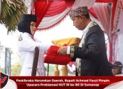 Paskibraka Harumkan Daerah, Bupati Achmad Fauzi Pimpin Upacara Proklamasi HUT RI ke-80 Di Sumenep