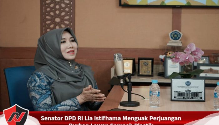 Senator DPD RI Lia Istifhama Menguak Perjuangan Burhan Lawan Sampah Plastik