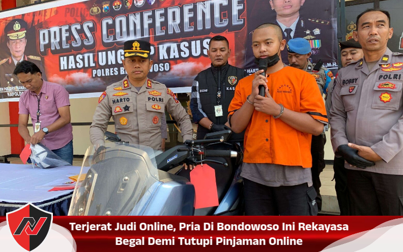 Terjerat Judi Online, Pria Di Bondowoso Ini Rekayasa Begal Demi Tutupi Pinjaman Online