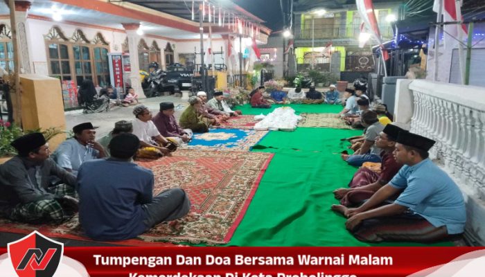 Tumpengan Dan Doa Bersama Warnai Malam Kemerdekaan Di Kota Probolinggo