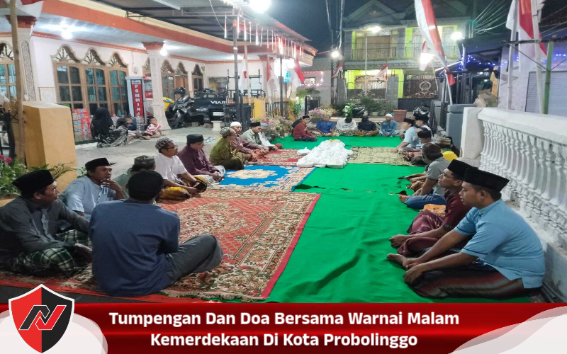 Tumpengan Dan Doa Bersama Warnai Malam Kemerdekaan Di Kota Probolinggo