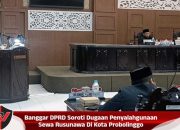 Banggar DPRD Soroti Dugaan Penyalahgunaan Sewa Rusunawa Di Kota Probolinggo