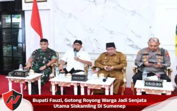 Bupati Fauzi, Gotong Royong Warga Jadi Senjata Utama Siskamling Di Sumenep