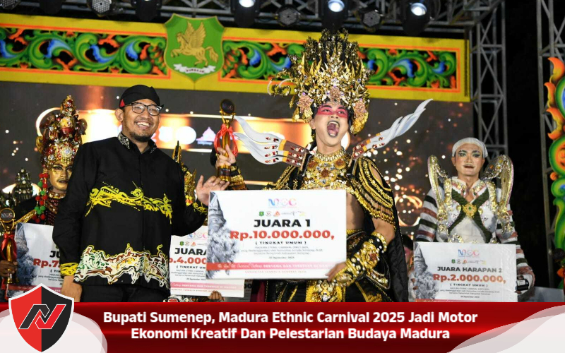 Bupati Sumenep, Madura Ethnic Carnival 2025 Jadi Motor Ekonomi Kreatif Dan Pelestarian Budaya Madura