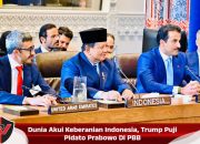 Dunia Akui Keberanian Indonesia, Trump Puji Pidato Prabowo Di PBB