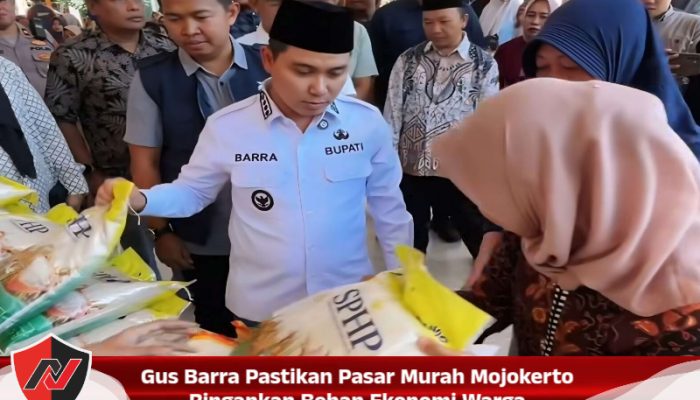 Gus Barra Pastikan Pasar Murah Mojokerto Ringankan Beban Ekonomi Warga