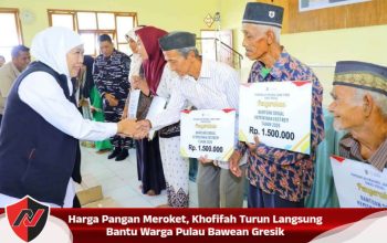 Harga Pangan Meroket, Khofifah Turun Langsung Bantu Warga Pulau Bawean Gresik