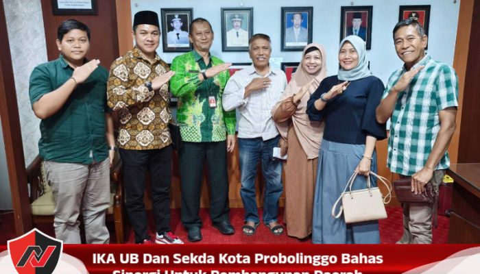 IKA UB Dan Sekda Kota Probolinggo Bahas Sinergi Untuk Pembangunan Daerah