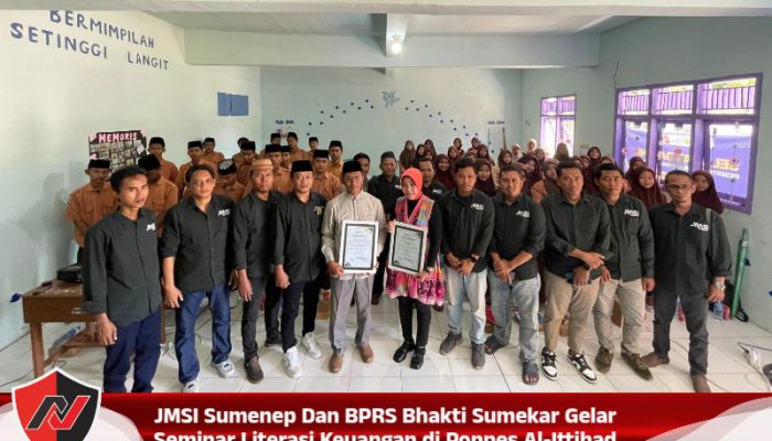 JMSI Sumenep Dan BPRS Bhakti Sumekar Gelar Seminar Literasi Keuangan di Ponpes Al-Ittihad