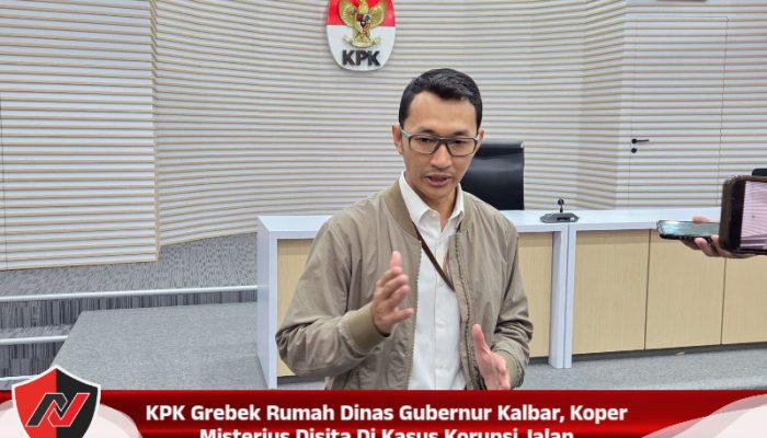 KPK Grebek Rumah Dinas Gubernur Kalbar, Koper Misterius Disita Di Kasus Korupsi Jalan