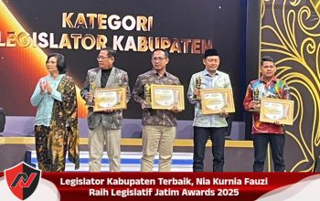 Legislator Kabupaten Terbaik, Nia Kurnia Fauzi Raih Legislatif Jatim Awards 2025
