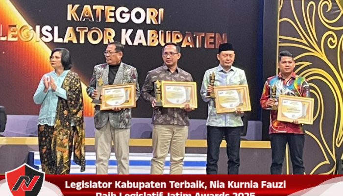 Legislator Kabupaten Terbaik, Nia Kurnia Fauzi Raih Legislatif Jatim Awards 2025