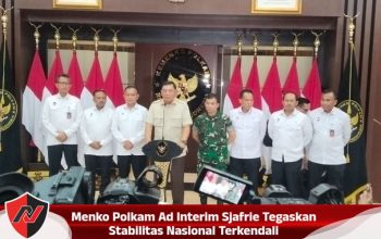 Menko Polkam Ad Interim Sjafrie Tegaskan Stabilitas Nasional Terkendali