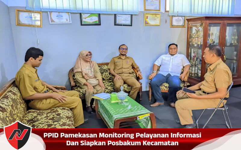 PPID Pamekasan Monitoring Pelayanan Informasi Dan Siapkan Posbakum Kecamatan