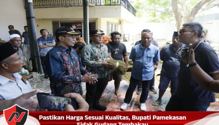 Pastikan Harga Sesuai Kualitas, Bupati Pamekasan Sidak Gudang Tembakau