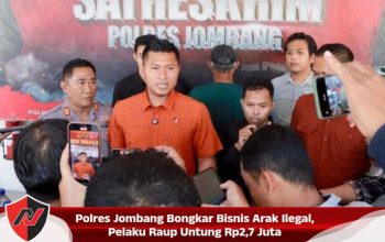 Polres Jombang Bongkar Bisnis Arak Ilegal, Pelaku Raup Untung Rp2,7 Juta
