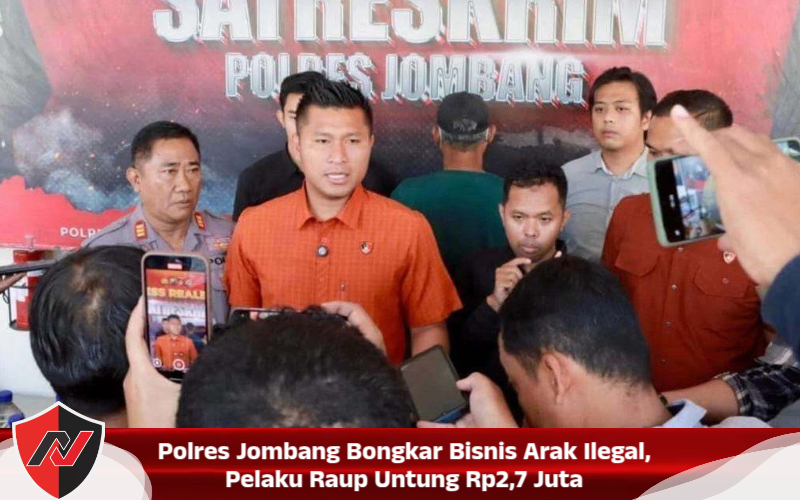 Polres Jombang Bongkar Bisnis Arak Ilegal, Pelaku Raup Untung Rp2,7 Juta