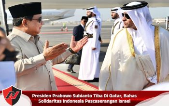 Presiden Prabowo Subianto Tiba Di Qatar, Bahas Solidaritas Indonesia Pascaserangan Israel