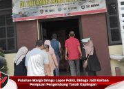 Puluhan Warga Dringu Lapor Polisi, Diduga Jadi Korban Penipuan Pengembang Tanah Kaplingan