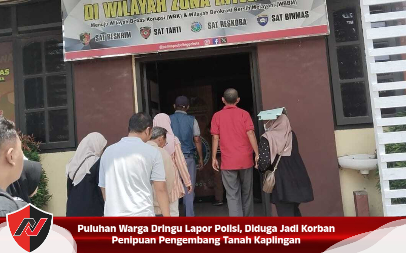 Puluhan Warga Dringu Lapor Polisi, Diduga Jadi Korban Penipuan Pengembang Tanah Kaplingan