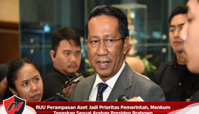 RUU Perampasan Aset Jadi Prioritas Pemerintah, Menkum Tegaskan Sesuai Arahan Presiden Prabowo